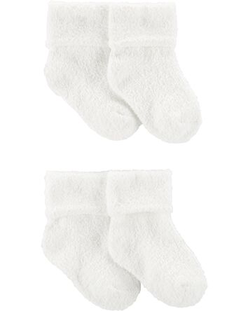 4-Pack Foldover Booties, 