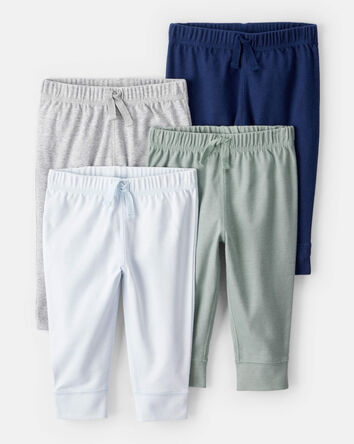 Bébé Emballage de 4 pantalons à enfiler , 