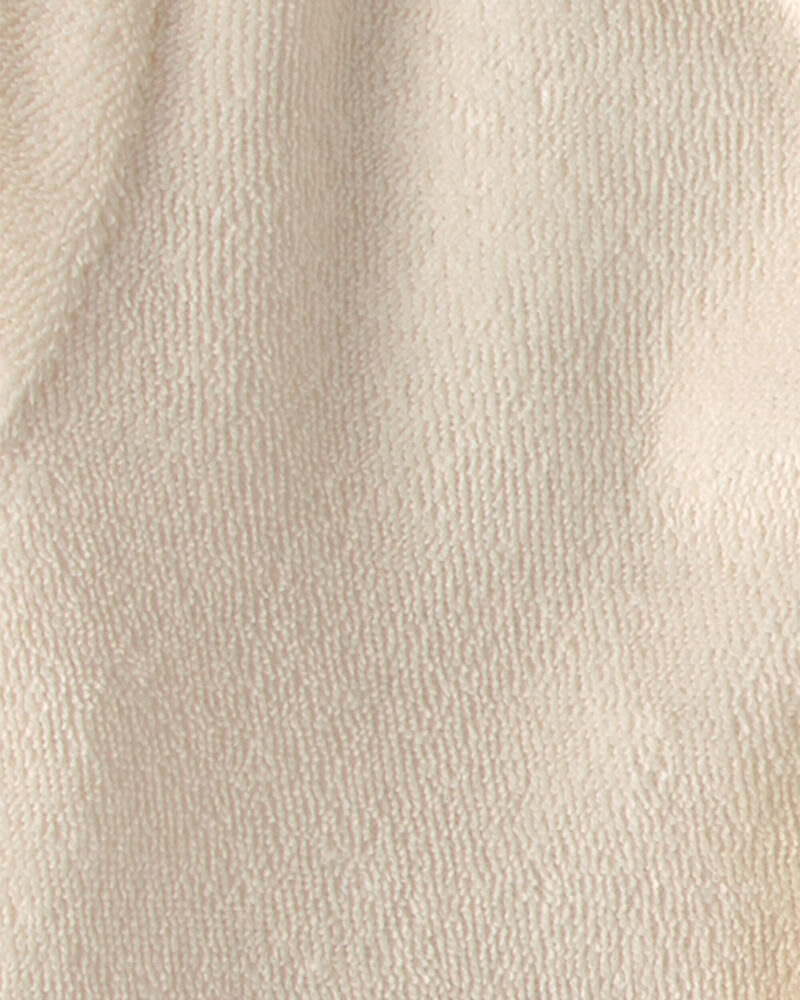 Baby 3-Piece Sheep Terry Short-Sleeve Layering Set - Ivory, image 3 of 6 slides