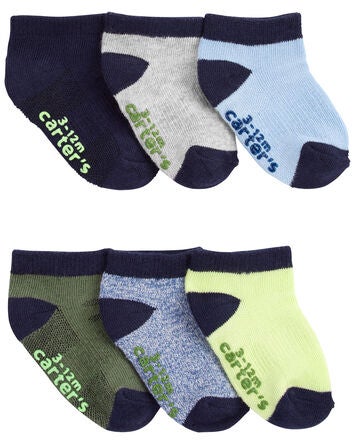 6-Pack Athletic Socks, 