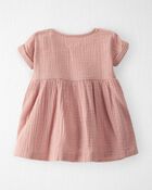 Baby Organic Cotton Gauze Dress, image 2 of 6 slides