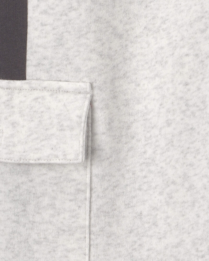 Boys Fleece Pants - Gray, image 4 of 5 slides