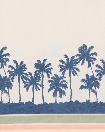 Baby Palm Tree Print Tank, 