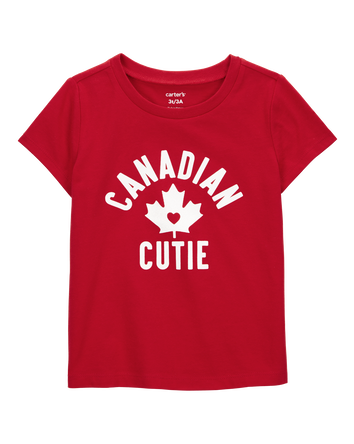Toddler Canadian Cutie Short-Sleeve Tee, 