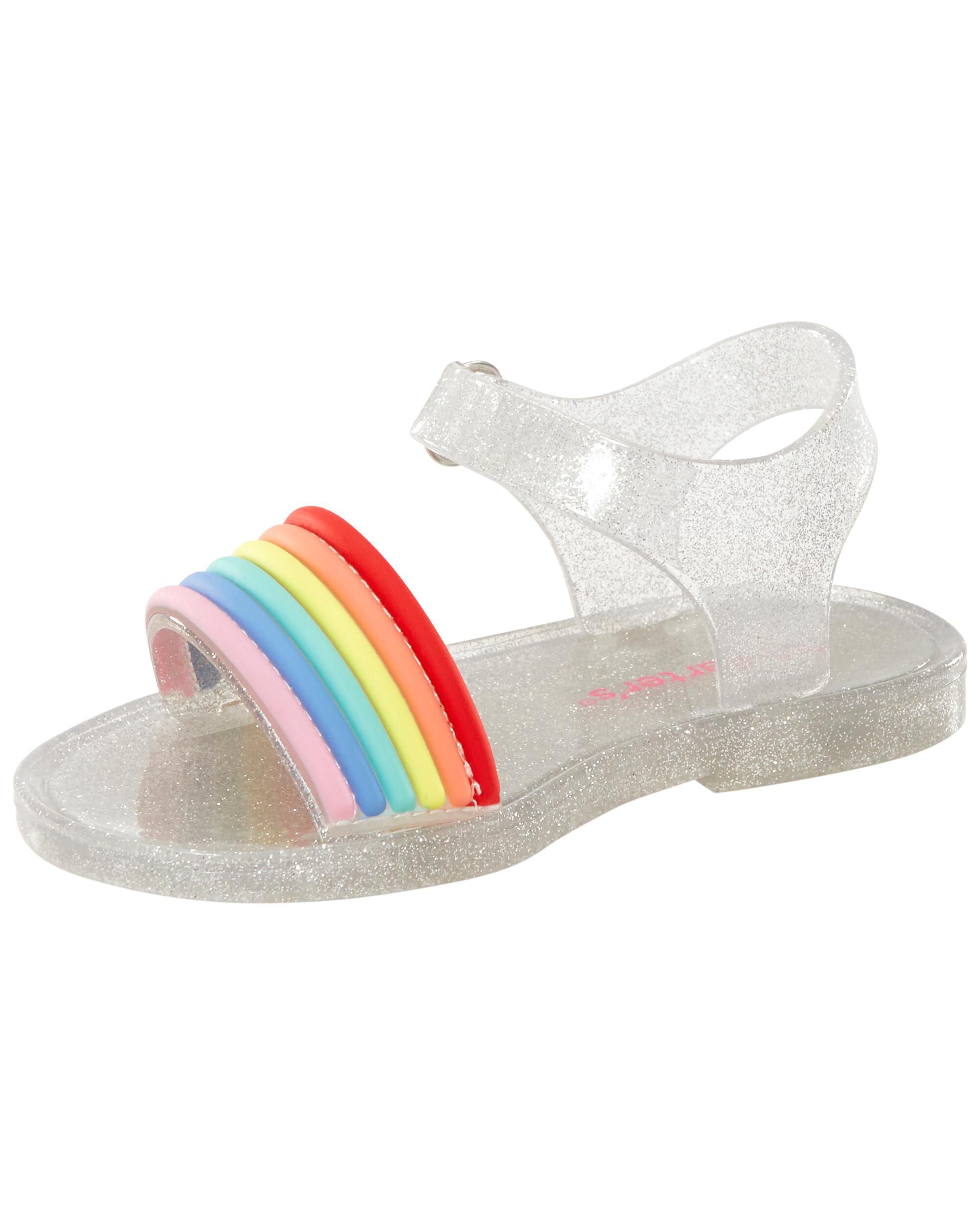 Rainbow jelly sandals hotsell