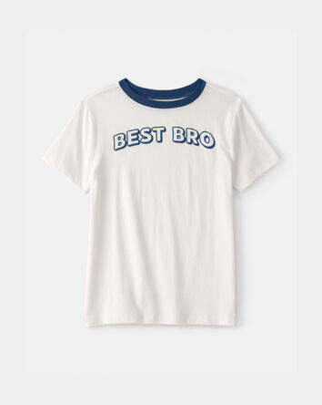 Boys 'Best Bro' Graphic Tee - Ivory, 