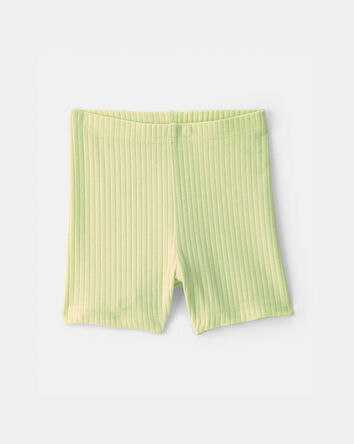 Baby Girl Bike Shorts - Green, 