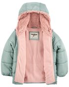 Kid Fleece Lined Puffer Jacket, image 2 of 3 slides