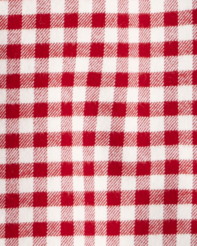 Toddler Boy Organic Cotton Button-Front Flannel Shirt, image 3 of 5 slides