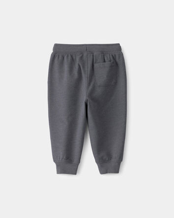 B&eacute;b&eacute; gar&ccedil;on - Pantalon de jogging en jersey bouclette - Gris, 