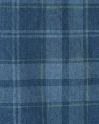 Gar&ccedil;ons - Chemise boutonn&eacute;e manches longues &agrave; carreaux - Bleu marine, image 3 sur 3 diapositives