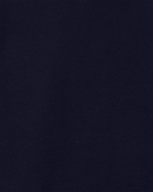Toddler Pique Uniform Polo Shirt - Navy, image 2 of 3 slides