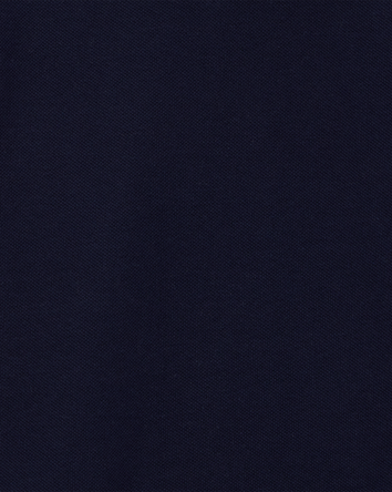 Toddler Pique Uniform Polo Shirt - Navy, 