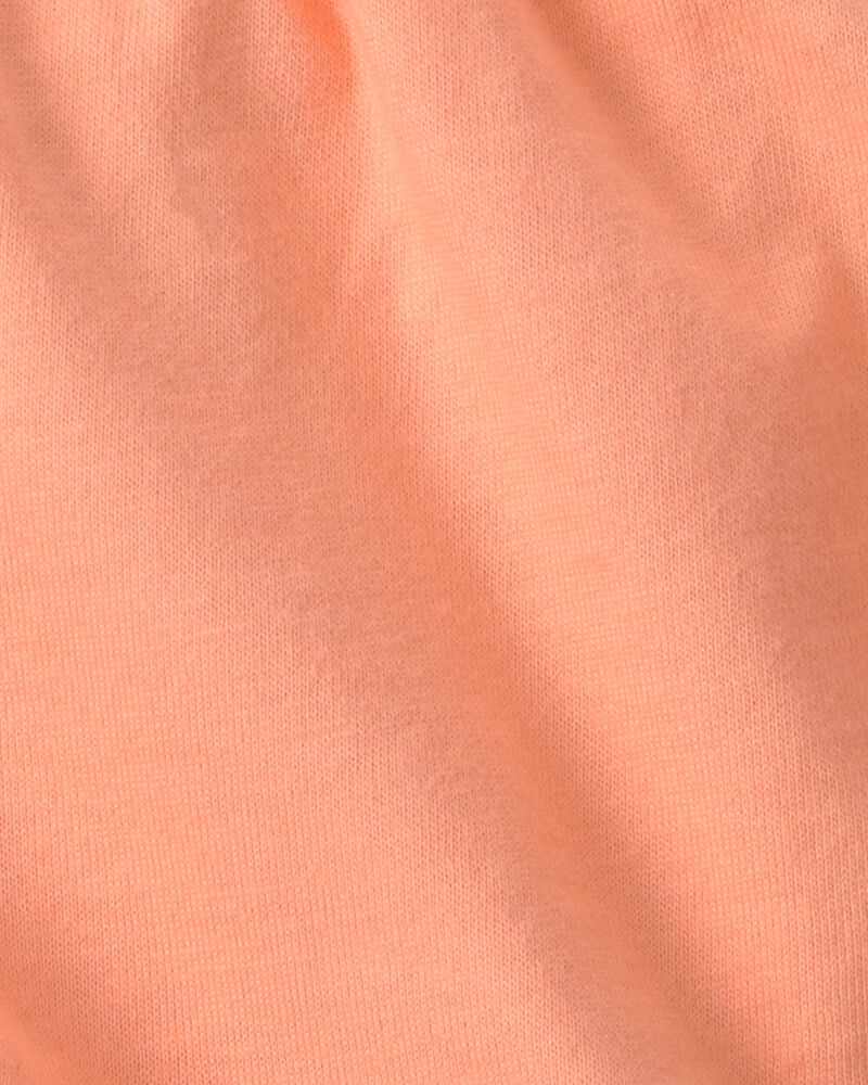 Baby Girl 2-Pack Flutter-Hem Fashion Shorts - Orange/Blue, image 4 of 5 slides