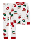 Kid 2-Piece Santa 100% Snug Fit Cotton Pyjamas, image 1 of 4 slides
