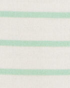 Bébé garçon - Barboteuse rayée PurelySoft - Vert, image 3 sur 5 diapositives