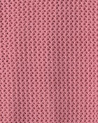 Girls 2-Piece Varsity Sweater - Pink/Cream, image 4 of 5 slides
