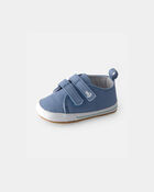 B&eacute;b&eacute; gar&ccedil;on - Chaussures d&eacute;contract&eacute;es en chambray - Bleu, image 6 sur 6 diapositives
