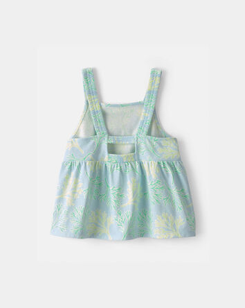 Filles - D&eacute;bardeur &agrave; motif de r&eacute;cif - Vert, 