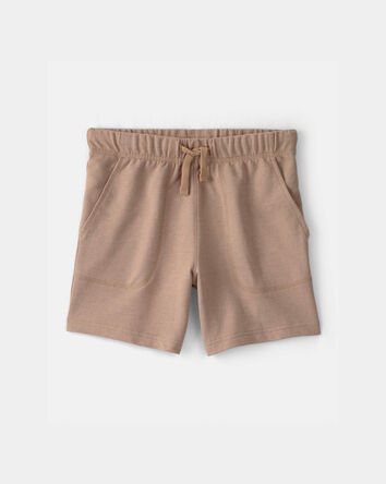 Gar&ccedil;ons - Shorts en Jersey bouclette - Brun, 