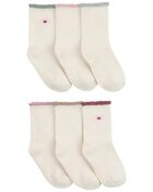 Toddler 6-Pack Daisy Socks, image 1 of 2 slides