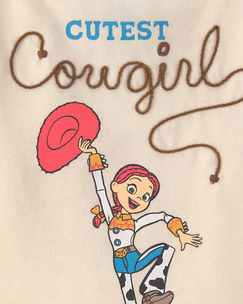Toddler Girl Pixar&copy; Toy Story 'Cutest Cowgirl' Graphic Tank - Cream, image 3 of 4 slides