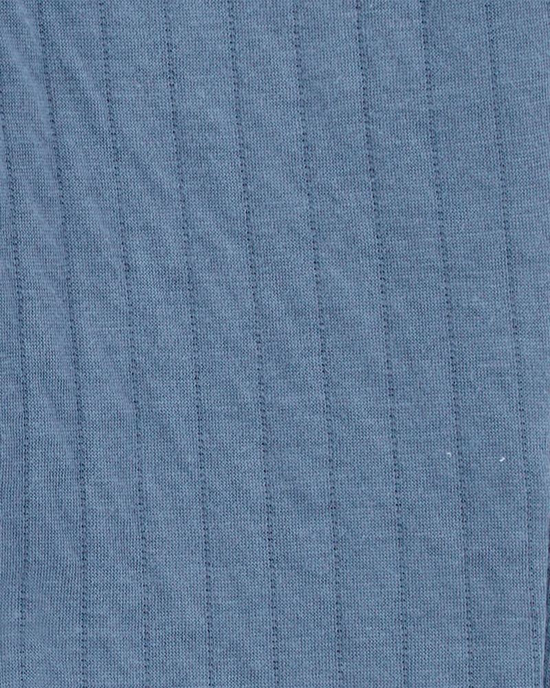 Baby Pull-On Quilted Joggers - Blue, image 3 of 4 slides