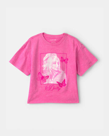 Girls Dolly Parton Graphic Tee - Pink, 