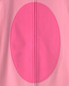Girls Axolotl Halloween Fleece Loose Fit 1-Piece Pyjama Costume - Pink, image 3 of 4 slides