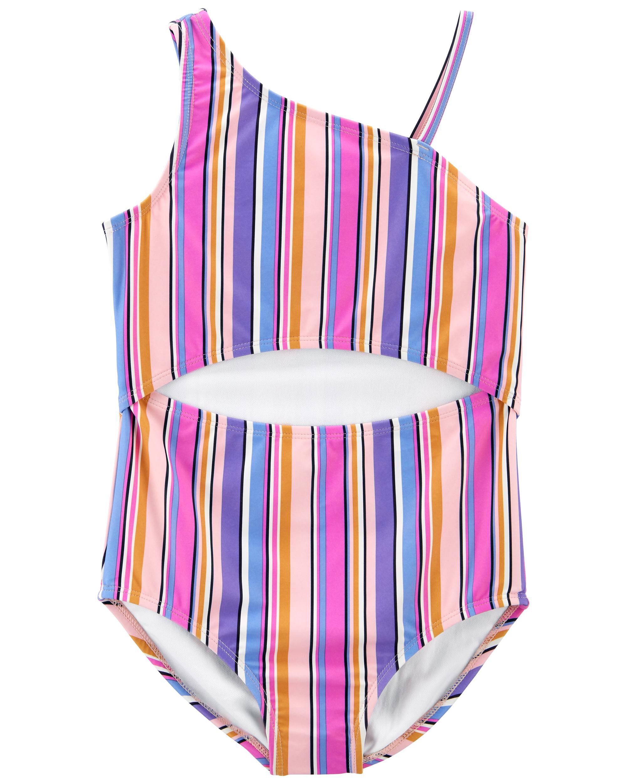 Multi Striped Cut Out Swimsuit Carter s Oshkosh Canada