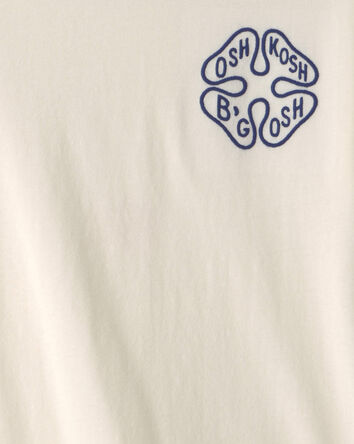 Boys OshKosh Clover Graphic Tee - Cream, 