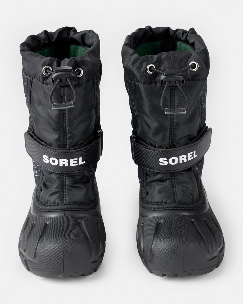 Youth SOREL Flurry&trade; Boot - Black, image 1 of 5 slides
