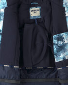 Girls  2 Piece Floral Snowsuit- Blue, image 4 of 13 slides