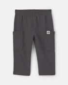 B&eacute;b&eacute; gar&ccedil;on - Ensemble 2 pi&egrave;ces haut manches courtes en jersey bouclette et pantalon &agrave; motif de voitures - Cr&egrave;me/Gris, image 2 sur 4 diapositives