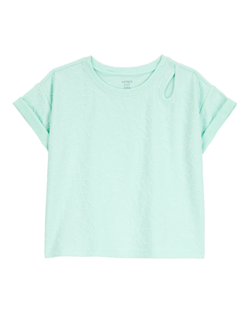 Kid Solid Short-Sleeve Tee - Turquoise, 