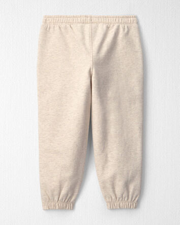 Tout-petit - Emballage de 2 pantalons de jogging en jersey bouclette de coton biologique, 