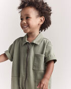 Toddler Day Out™ Jumpsuit - Olive, image 4 of 7 slides