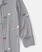 Baby Halloween PurelySoft&trade; 2-Way Zip Sleeper - Grey, image 4 of 9 slides