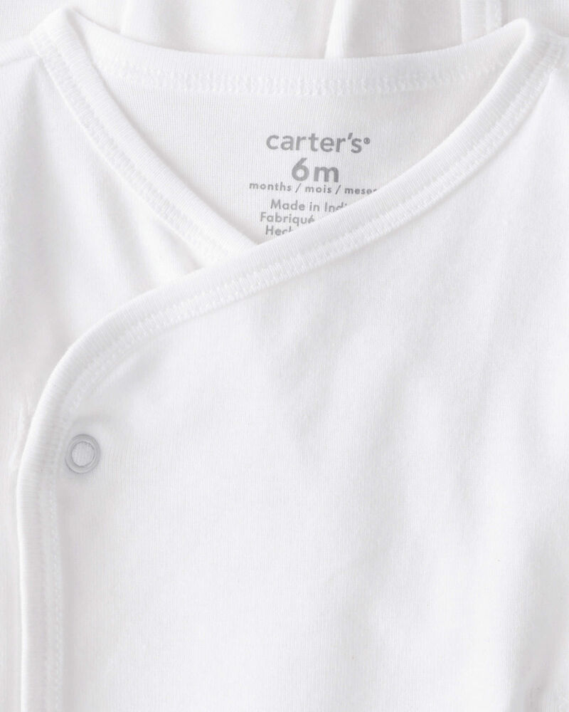 Baby 4-Pack Side-Snap Tees, image 2 of 2 slides