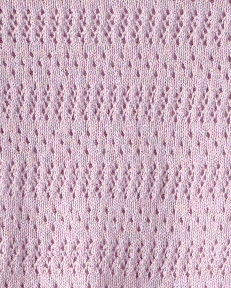 B&eacute;b&eacute; fille - Chandail festonn&eacute; - Mauve, image 2 sur 2 diapositives