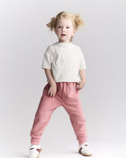 Toddler Short-Sleeve Relaxed Graphic Tee - Cream, image 4 of 6 slides