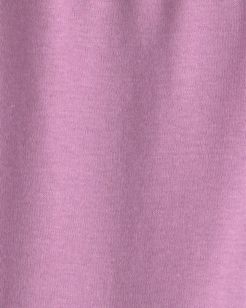 Baby Girl 4-Pack Pull-On Cotton Pants - Pink/Purple, image 3 of 6 slides