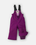 Toddler Girl Solid 2 Piece Snowsuit- Lavender, image 3 of 13 slides