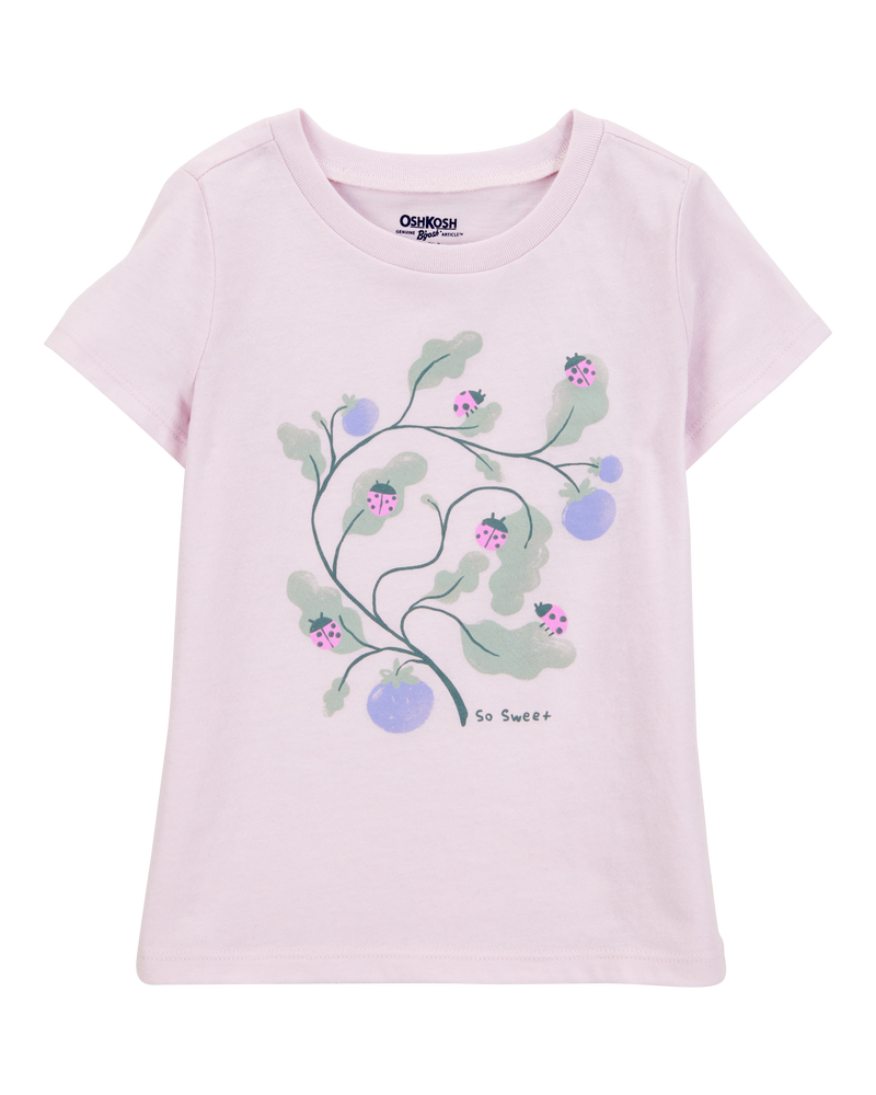 Toddler Ladybug Short-Sleeve Graphic Tee - Purple, image 1 of 3 slides