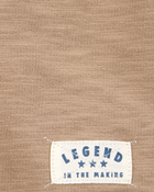Toddler Legend Pull-On Cotton Shorts, image 5 of 6 slides