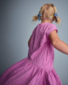 Toddler Girl Asymmetrical Drop-Waist Dress - Purple, image 5 of 6 slides