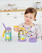 Bouteille en acier inoxydable avec paille Zoo pour tout-petit, image 6 sur 7 diapositives