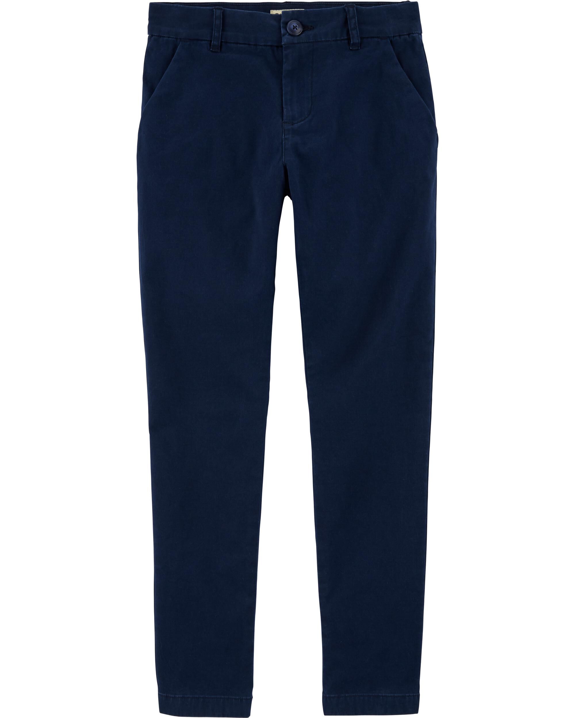 Navy blue childrens uniform pants top