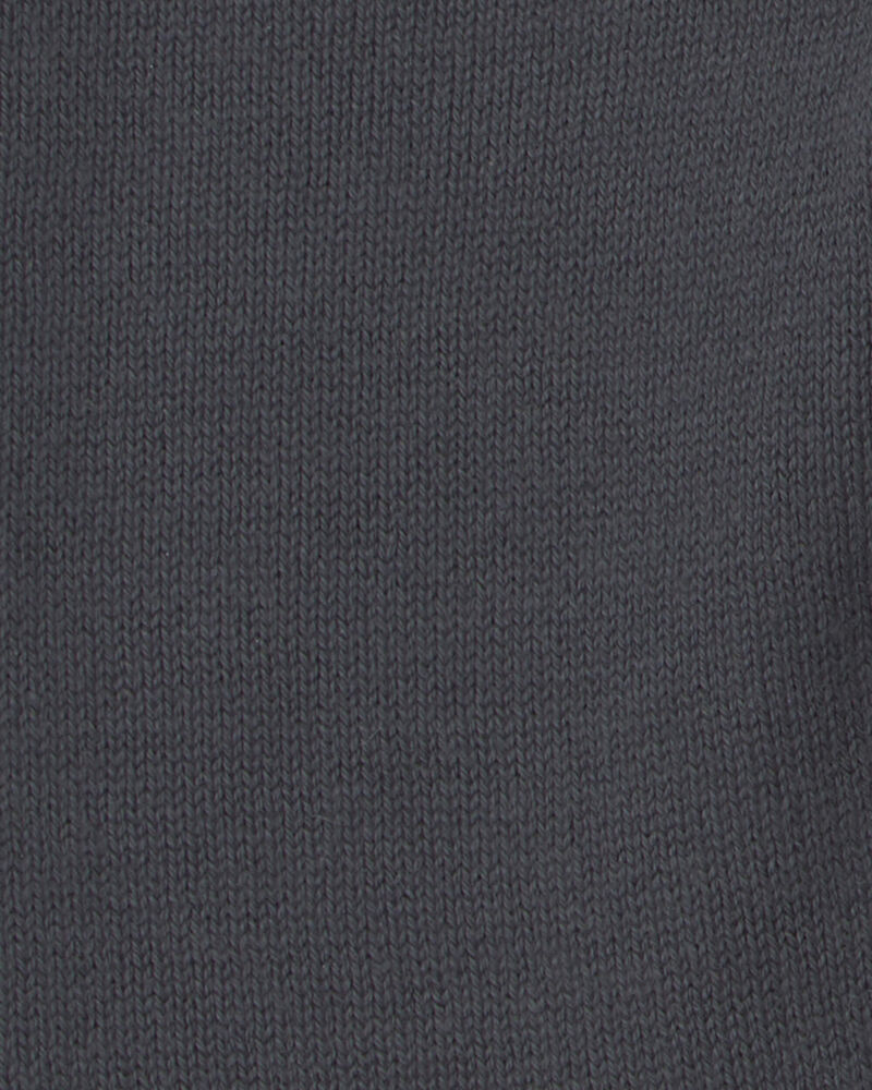 Baby 2-Piece Organic Cotton Sweater Knit Top & Pant Set in Penguins, image 3 of 4 slides