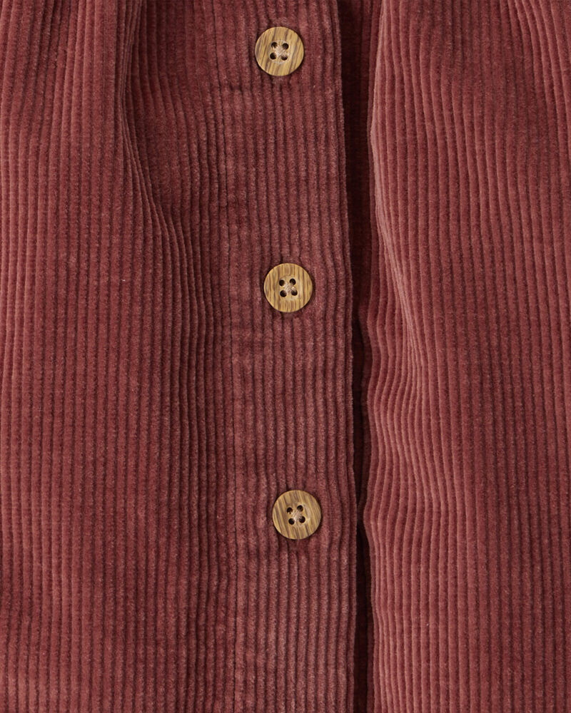 Girls Organic Cotton Corduroy Skirt, image 3 of 4 slides